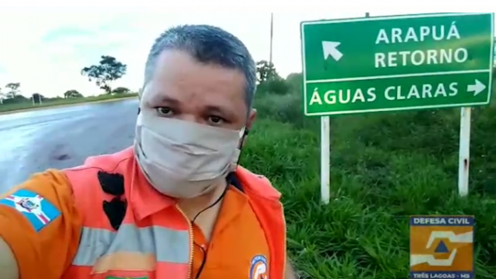 Em Arapuá, cheiro forte alerta a defesa civil de Três Lagoas; Assista ao Vídeo