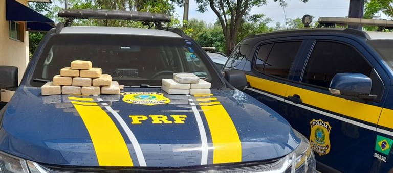 PRF apreende 15,4 quilos de cocaína em Três Lagoas; Crime organizado tem prejuízo em mais de R$ 2 milhões