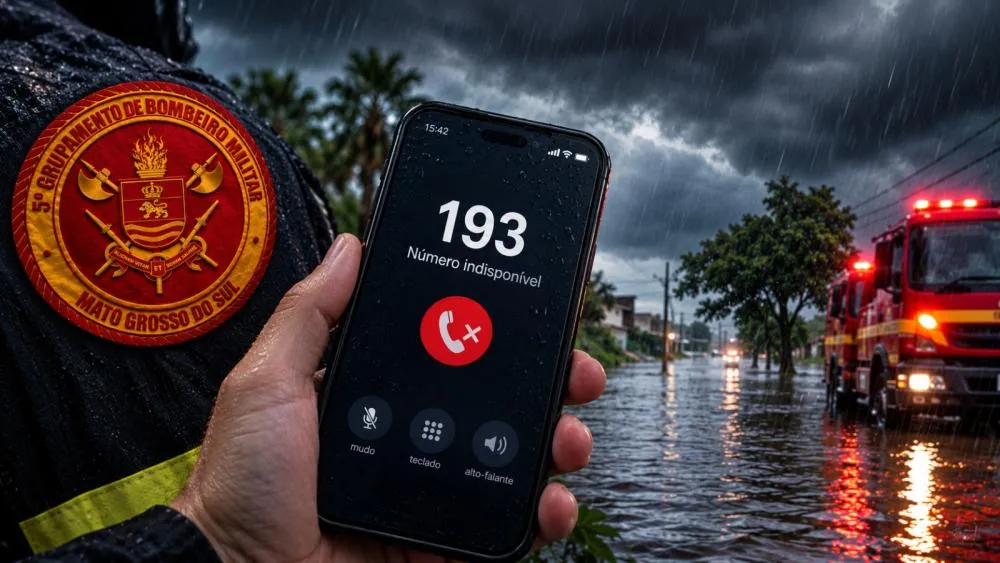 ALERTA À POPULAÇÃO: 193 dos Bombeiros sai do ar e atendimento passa a ser feito por número alternativo em Três Lagoas