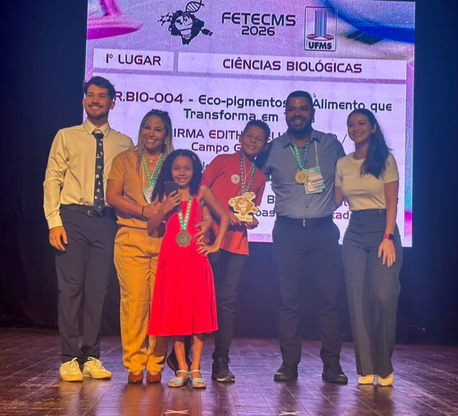 Alunos da Escola Elaine de Sá Costa se destacam em premiação estadual e levam o nome de Três Lagoas ao pódio