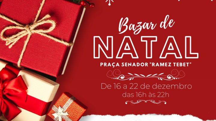 Prefeitura e ACLAMS abrem inscrições de artesãos para o Bazar de Natal que acontecerá do dia 16 ao dia 22 de dezembro