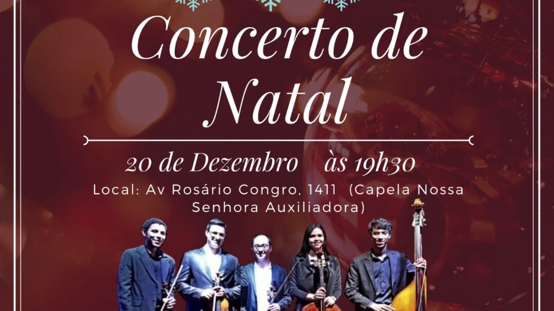 Cultura promove Concerto de Natal no Hospital Auxiliadora