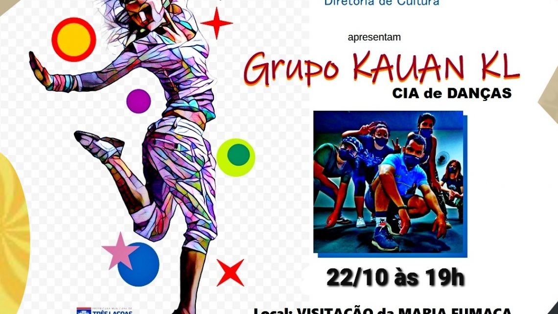 Festival de Dança na Maria Fumaça será realizado no próximo dia 22 às 19h