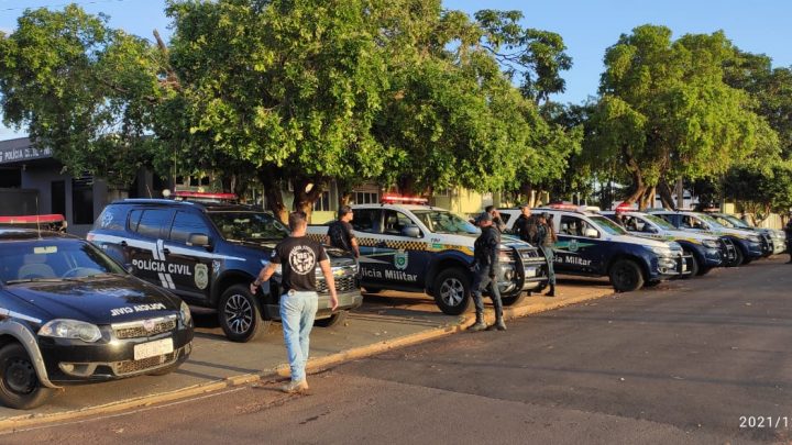 ‘Plantão MinutoMS’; Operação das Polícias Civil e Militar cumprem 9 mandados de busca e apreensão em Três Lagoas