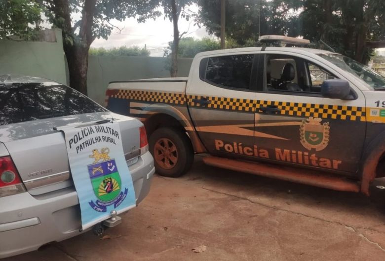 Polícia Militar recupera veículo furtado em Três Lagoas