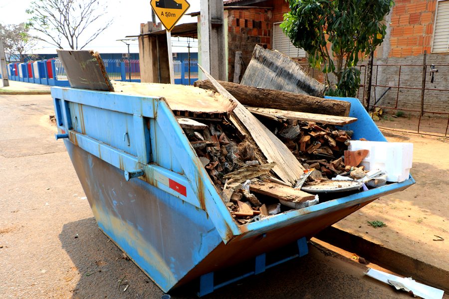 Caçambas das Prefeitura estão nos bairros Jardim Progresso e Alto da Boa Vista até o dia 13 (segunda-feira)