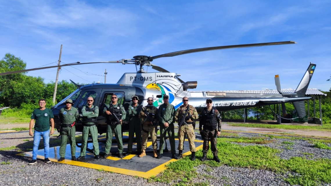 PMA, Policiamento Aéreo, PF, Ibama e Agência Nacional de Mineração realizam operação contra possível mineração ilegal no Pantanal 