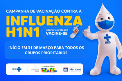 ANTECIPOU – Três Lagoas inicia aplicação da vacina contra Influenza (gripe) nesta sexta-feira (31), veja grupos