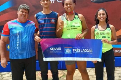 Atleta Vitória Barreto é vice-campeã brasileira em arremesso de peso