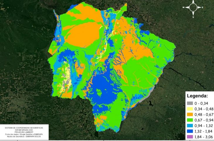 MS será primeiro Estado do País a ter mapas detalhados para orientar atividades agropecuárias