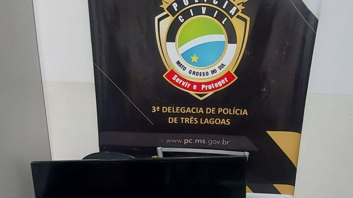 Polícia Civil identifica acusados de furto a residência em Três Lagoas e recupera televisor furtado