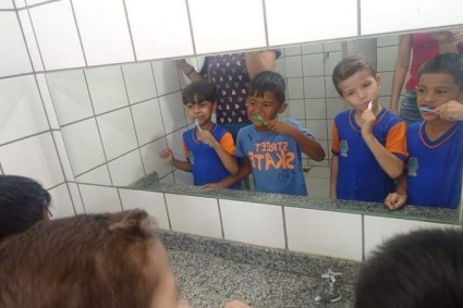 Prefeitura de Água Clara realiza ações de saúde bucal nas escolas do município