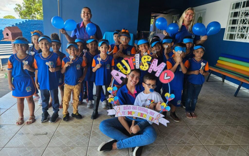 Escolas finalizam semana do autismo com apresentações e atividades de conscientização em Água Clara