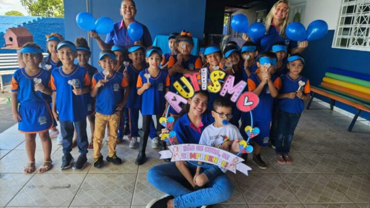 Escolas finalizam semana do autismo com apresentações e atividades de conscientização em Água Clara