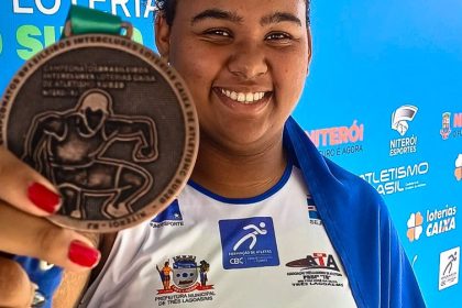 Vitória Barreto conquista medalha de bronze no Campeonato Brasileiro de Atletismo Sub-20