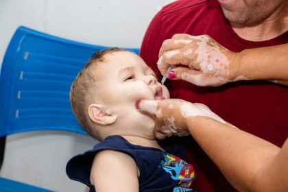 Saúde imuniza 374 crianças no Dia D de Imunização contra a Poliomielite em Três Lagoas