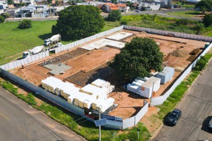 Em Três Lagoas, novo CEI que está sendo construído pela Prefeitura atenderá bairro Mais Parque e região