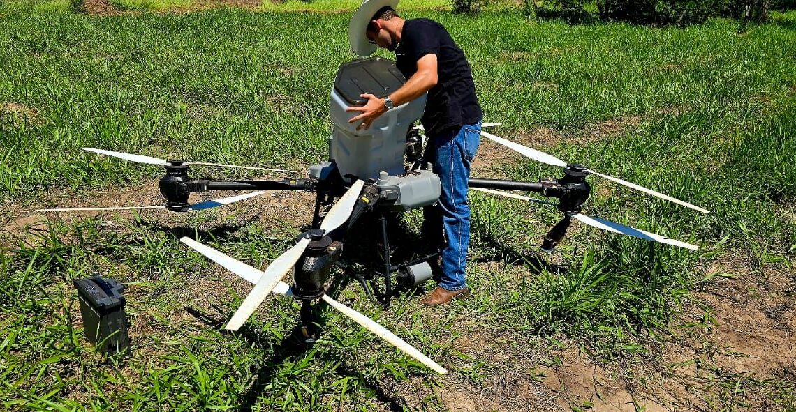 CESP adota uso de drones para ações de reflorestamento na região da UHE Porto Primavera