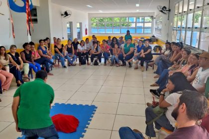 Em Três Lagoas, servidores da educação recebem treinamento de Brigada de Incêndio