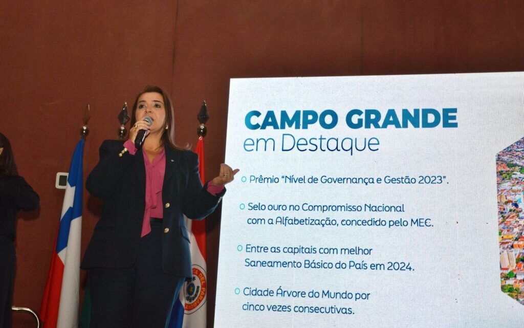 Prefeita Adriane reforça papel de Campo Grande na transformação logística da Rota Bioceânica em encontro internacional