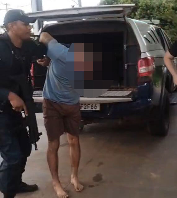 Operação conjunta das Polícias Civil e Militar prende acusado de matar a ex-namorada em Água Clara; Confira o vídeo