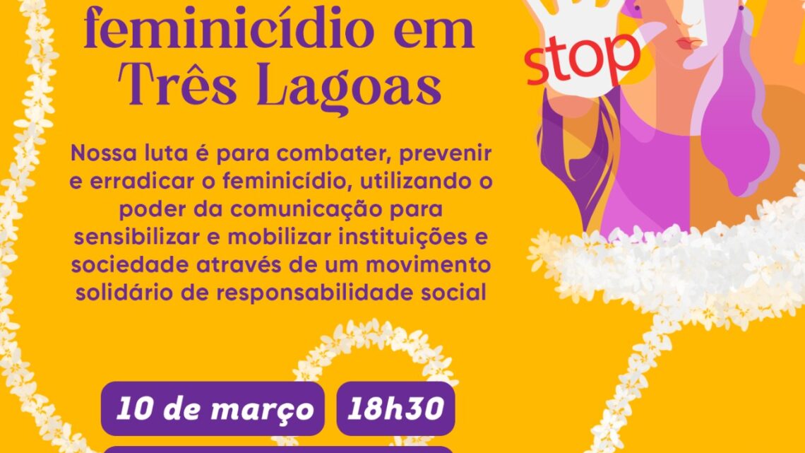 Câmara Municipal realizará audiência pública com o tema ‘Violência contra as mulheres e o feminicídio em Três Lagoas’